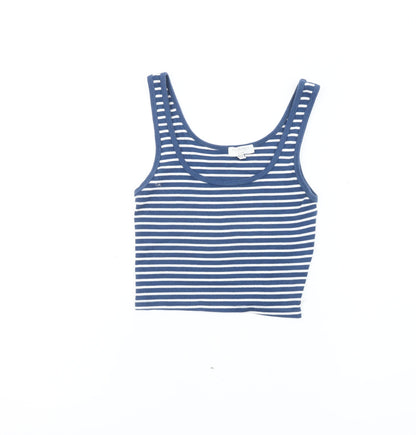 Teens UK Size 12 Pull&Bear Blue Camisole Tank