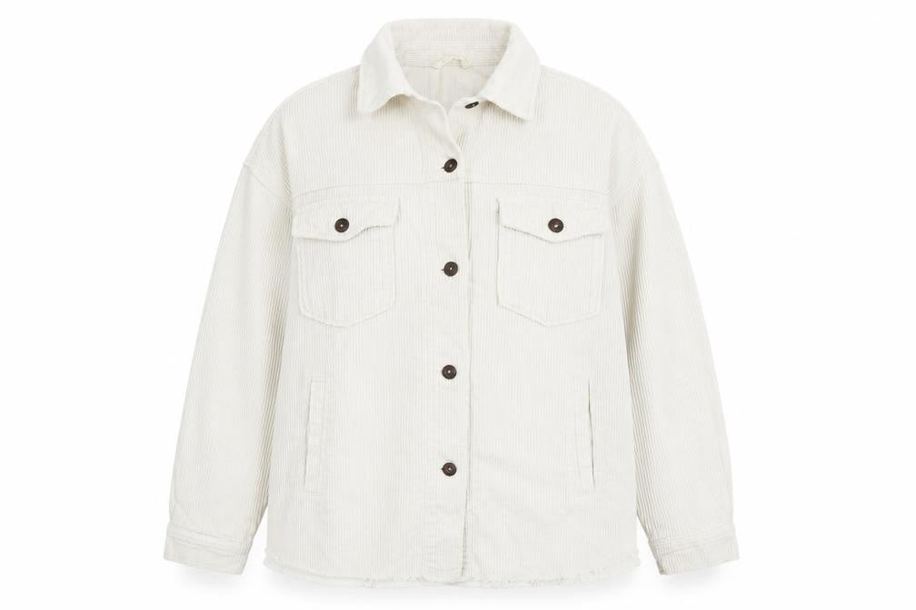Womens UK Size S Zara White Basic Jacket