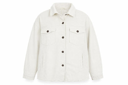 Womens UK Size S Zara White Basic Jacket