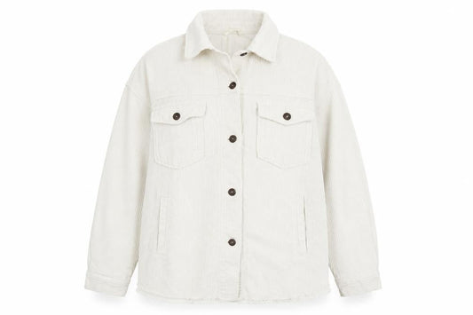 Womens UK Size S Zara White Basic Jacket