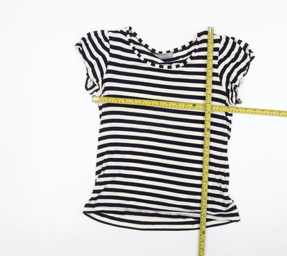 Womens UK Size 12 Marks and Spencer Multicoloured Basic T-Shirt