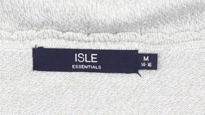 Womens UK Size 14 Isle Essentials Grey Cardigan Jumper