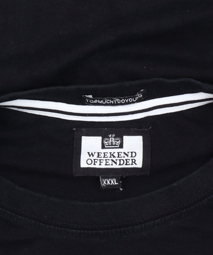 Weekend Offender Men’s Black 3XL Graphic Crew Neck T-Shirt