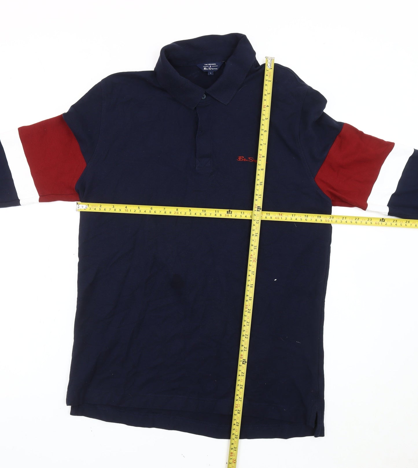 Ben Sherman Long Polo Shirt, size large.