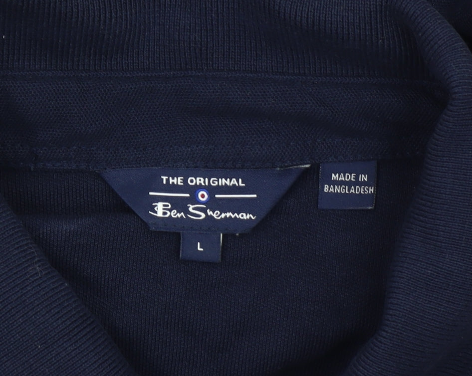 Ben Sherman Long Polo Shirt, size large.