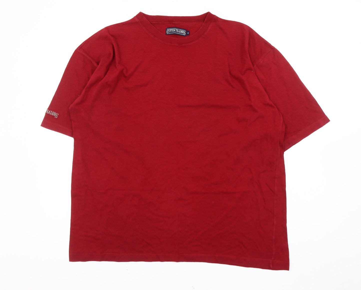 Mens UK Size M Cotton Traders Red  T-Shirt