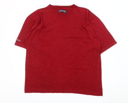 Mens UK Size M Cotton Traders Red  T-Shirt