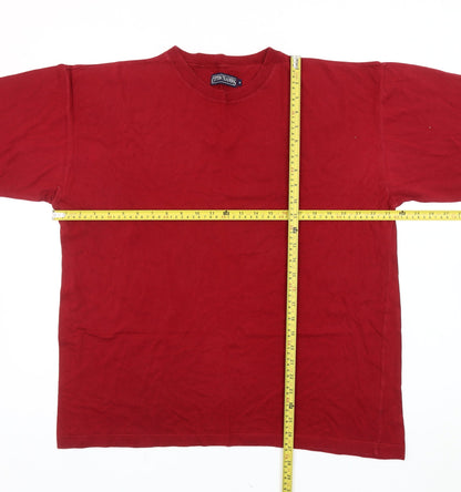 Mens UK Size M Cotton Traders Red  T-Shirt
