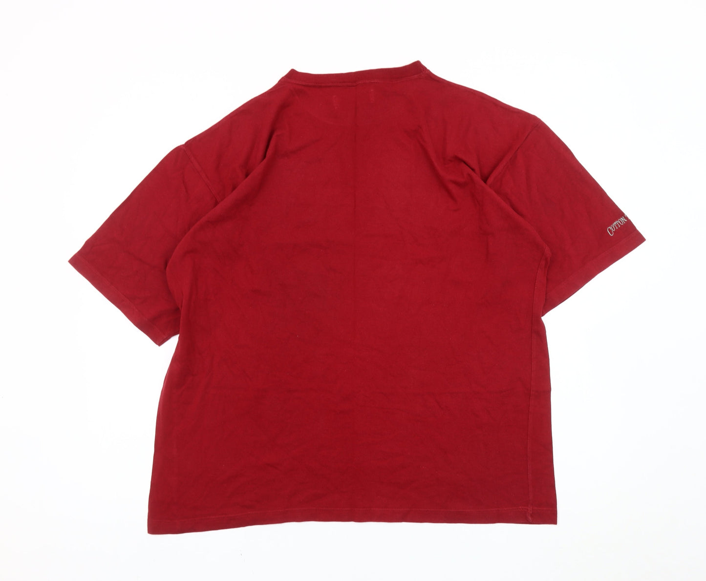 Mens UK Size M Cotton Traders Red  T-Shirt