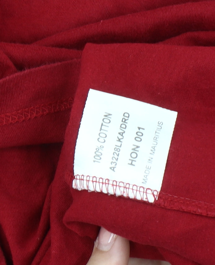 Mens UK Size M Cotton Traders Red  T-Shirt