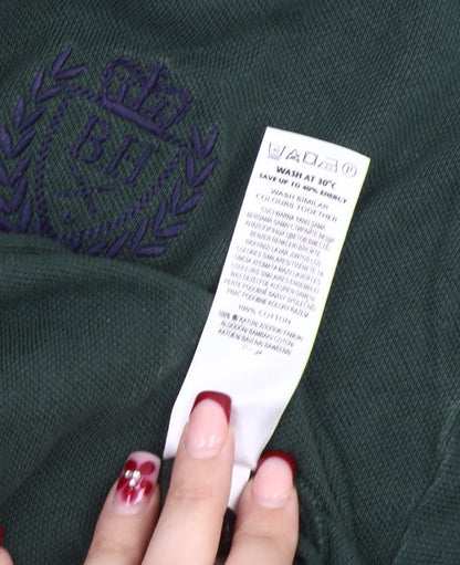 Blue Harbour Men’s Green XL Polo Shirt 100% Cotton Casual Top