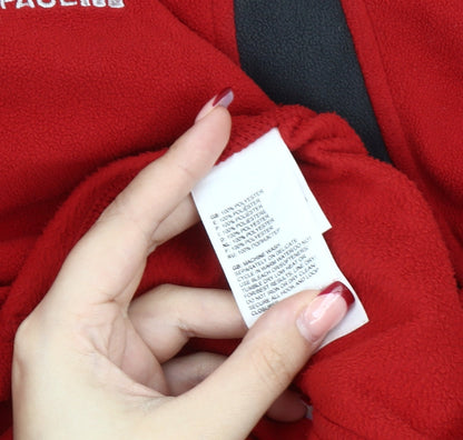 The North Face Men’s Red XL Fleece Pullover Sweatshirt Hiking Outdoor