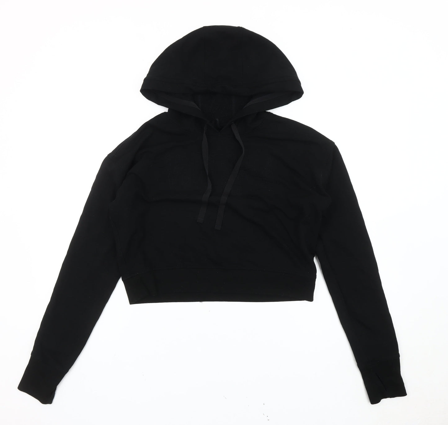 Victoria Sport Women’s Black Cropped Hoodie Size S Pullover