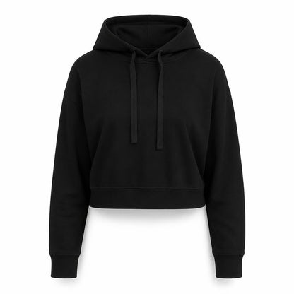 Victoria Sport Women’s Black Cropped Hoodie Size S Pullover