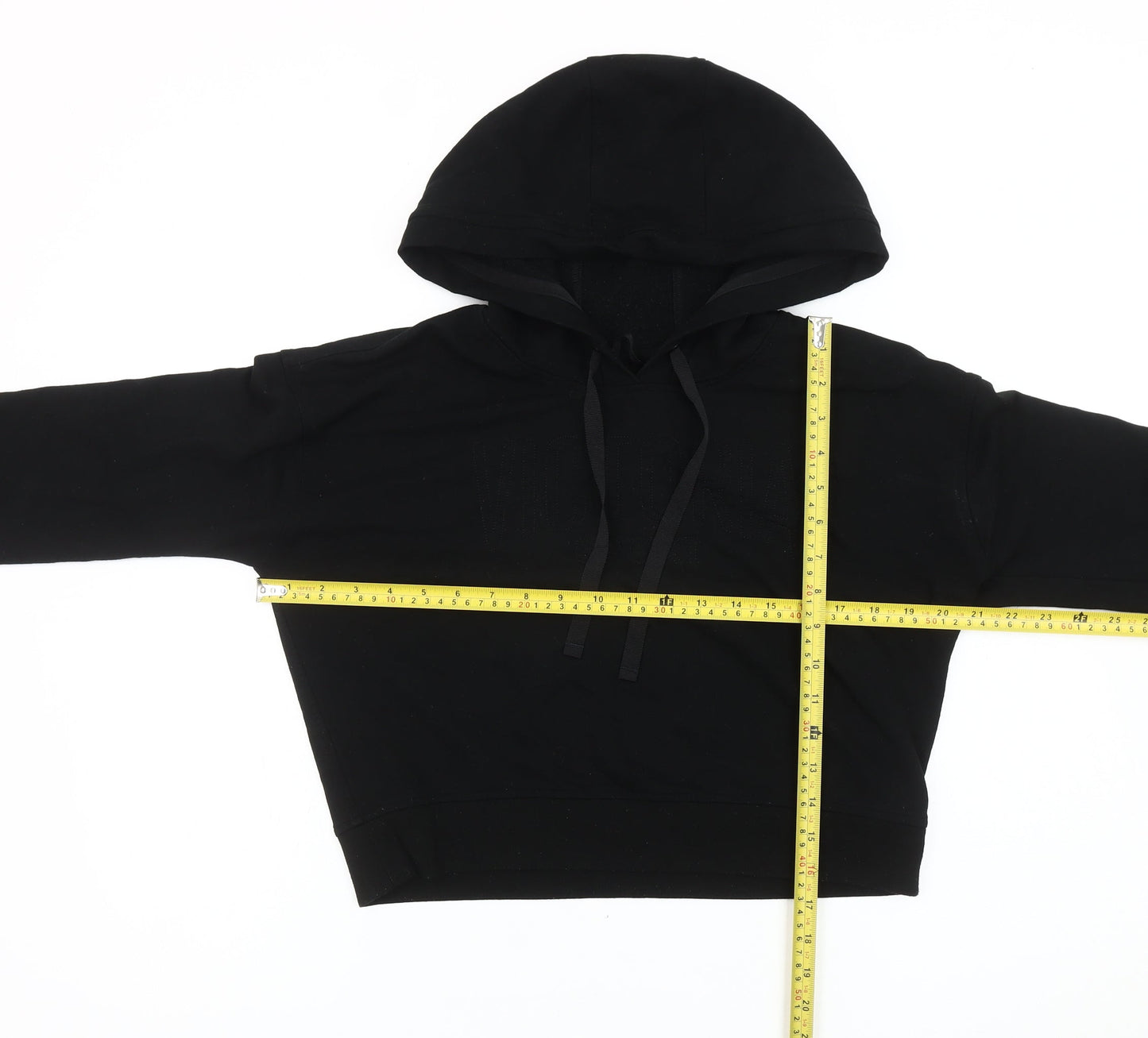 Victoria Sport Women’s Black Cropped Hoodie Size S Pullover