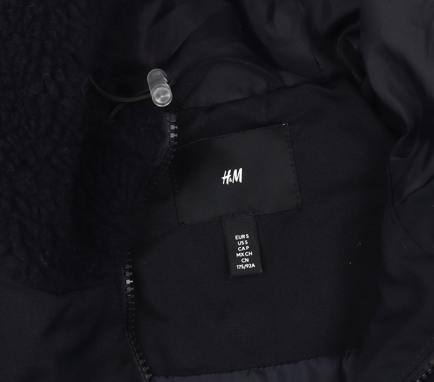 Womens UK Size 10 H&M Black Basic Jacket