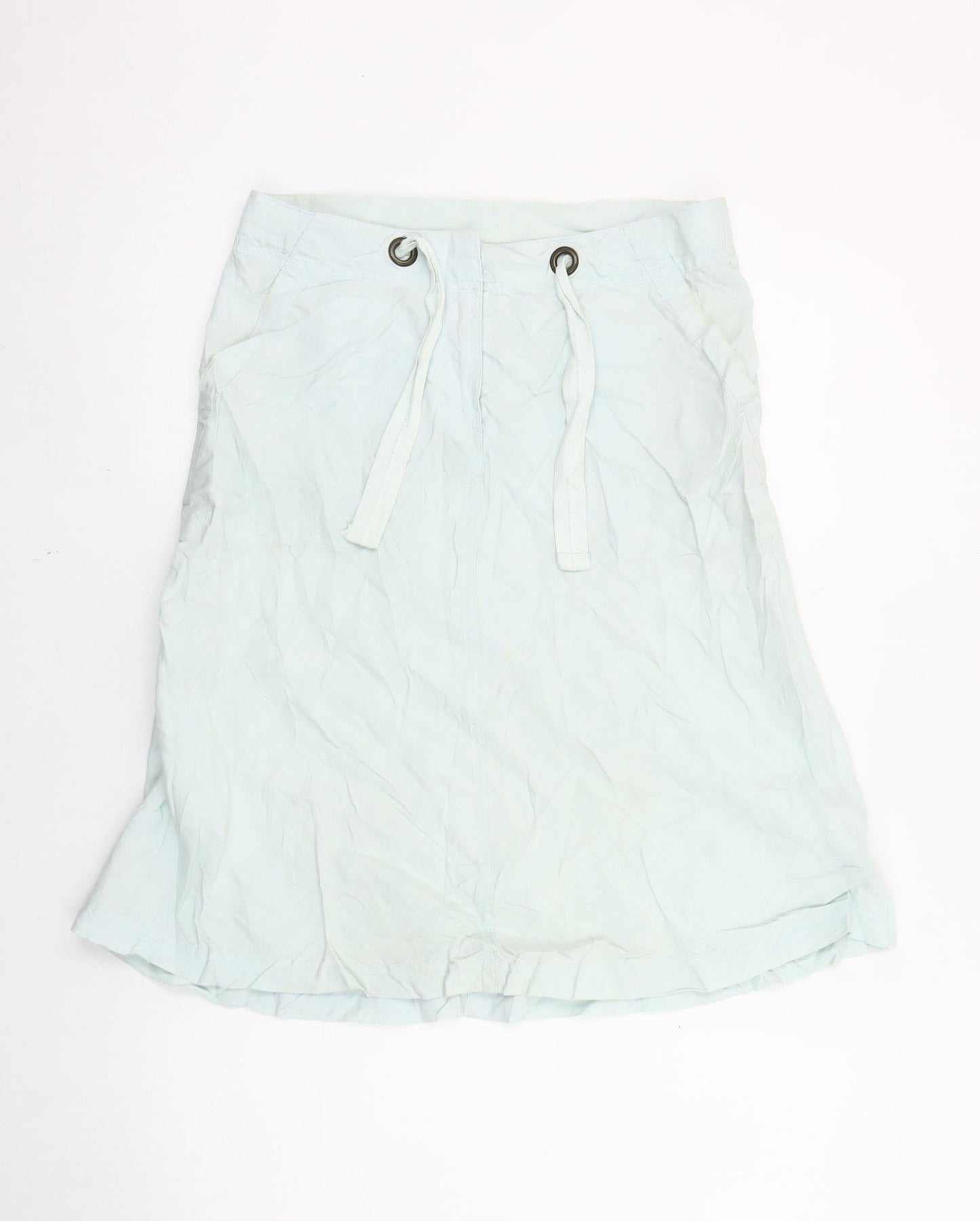 Marks and Spencer Women’s White Linen Cargo Skirt Size 8