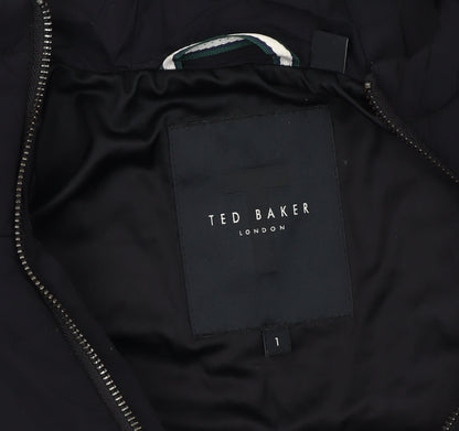 Womens UK Size 8 Ted Baker Black Puffer Jacket