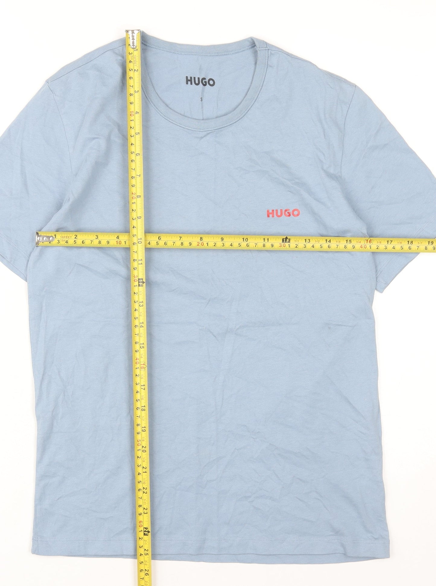 Mens UK Size S Hugo Blue  T-Shirt