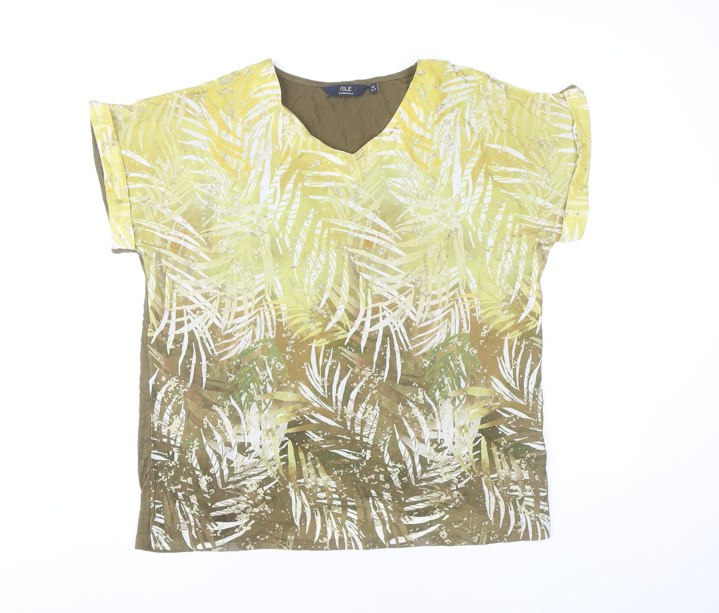 Womens UK Size 14 Isle Essentials Multicoloured Tunic Blouse
