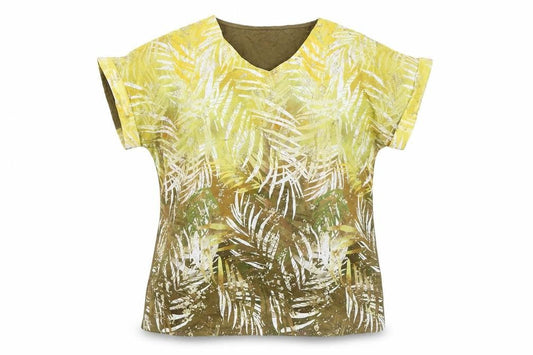 Womens UK Size 14 Isle Essentials Multicoloured Tunic Blouse