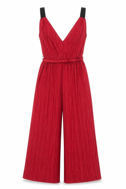 Womens UK Size 8 Topshop One-Piece Red Jumpsuit