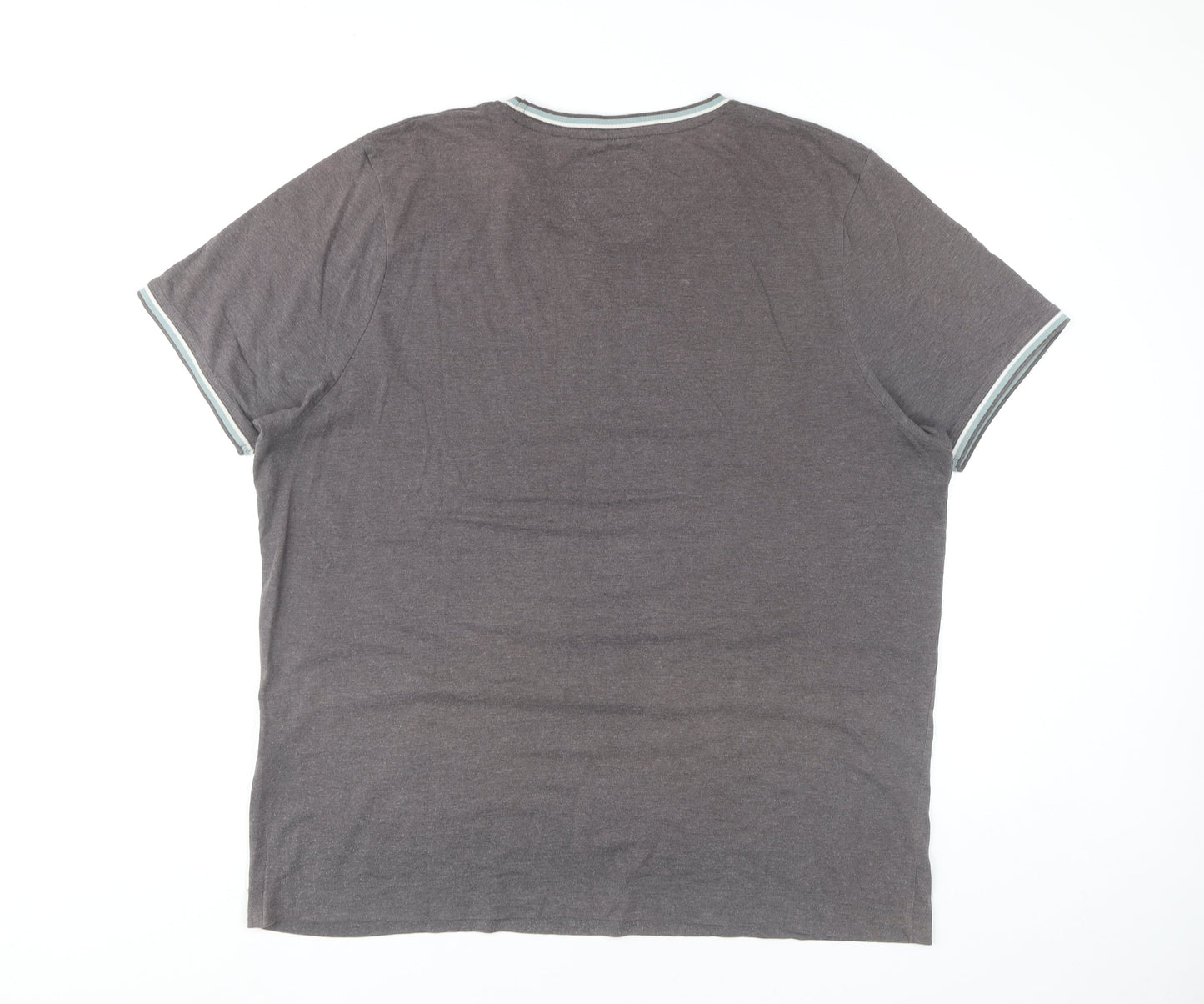 Slazenger Men’s Grey XL Short Sleeve Crew Neck Cotton Blend T-Shirt