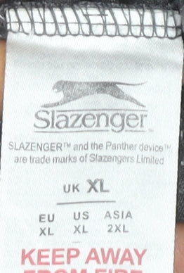 Slazenger Men’s Grey XL Short Sleeve Crew Neck Cotton Blend T-Shirt