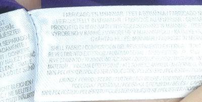 Primark Women’s Purple Puffer Jacket L Insulated Casual Winter Coat