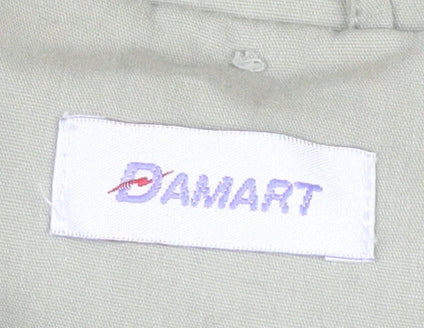 Damart Women’s Beige Mid-Length Rain Coat UK 12 Buttoned Pockets