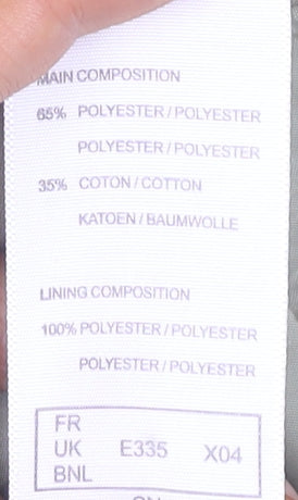 Damart Women’s Beige Mid-Length Rain Coat UK 12 Buttoned Pockets