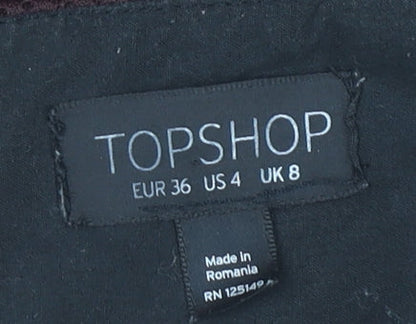Womens UK Size 8 Topshop Wrap  Skirt