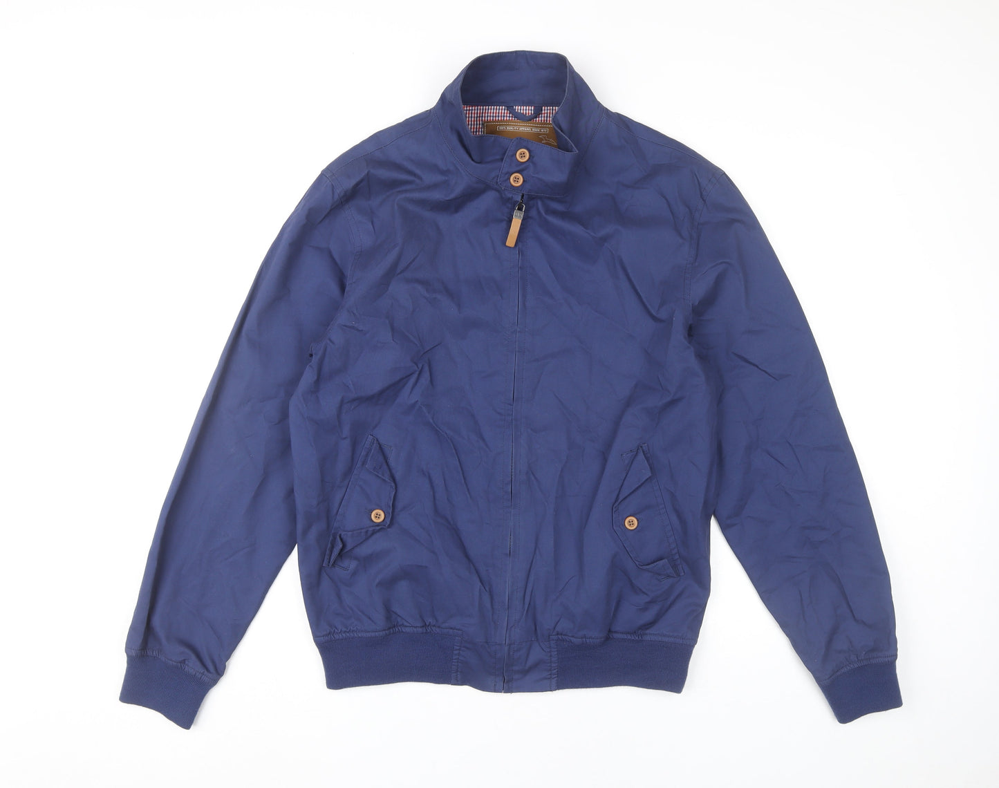 Mens UK Size M BS Quality Apparel Blue Bomber Jacket