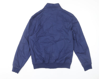 Mens UK Size M BS Quality Apparel Blue Bomber Jacket