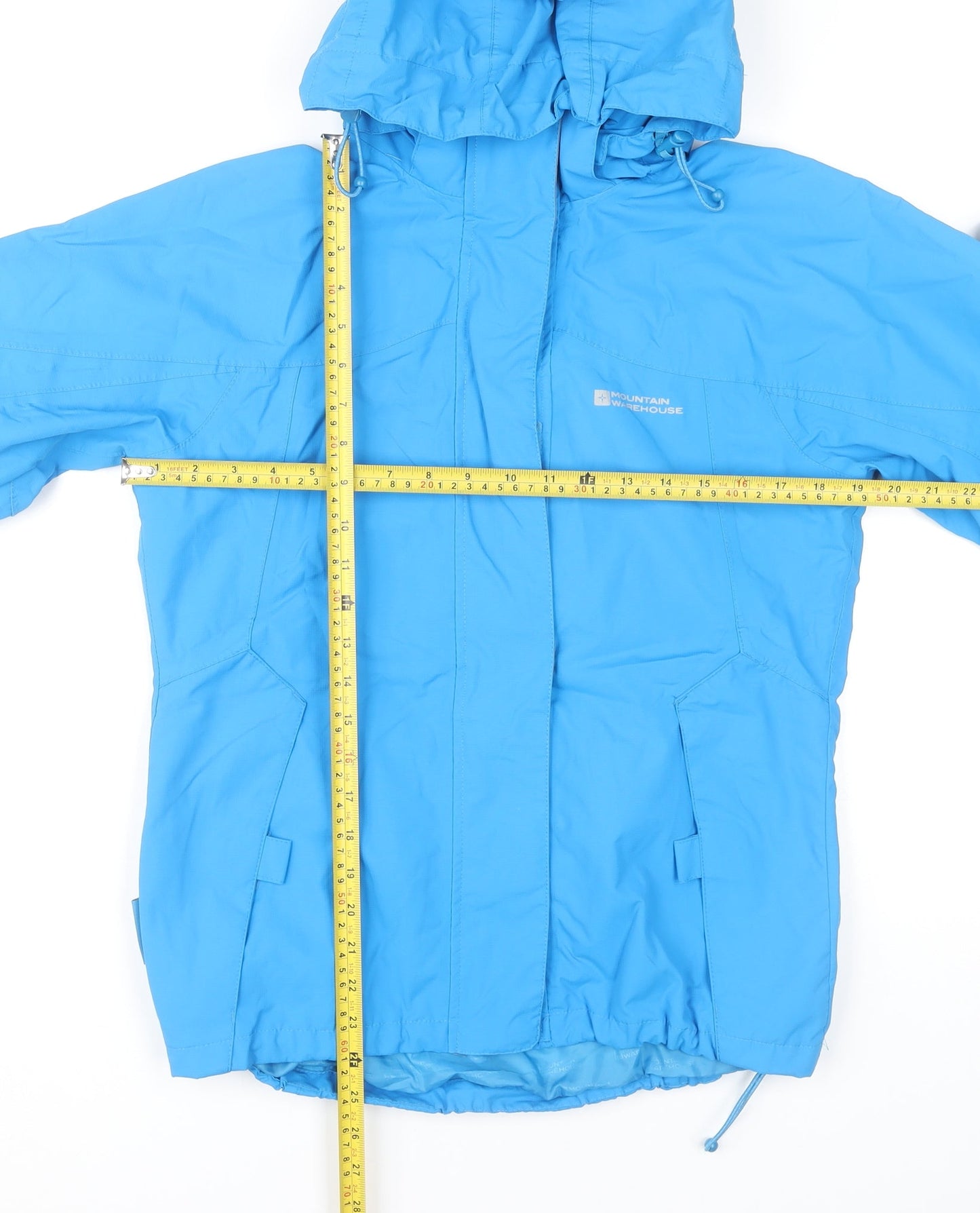 Mountain Warehouse Womens Blue Size 8 Waterproof 3-in-1 Hooded Jacket