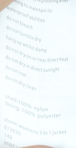 Mountain Warehouse Womens Blue Size 8 Waterproof 3-in-1 Hooded Jacket