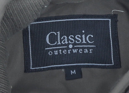 Mens UK Size M Classic Outerwear Brown Overcoat