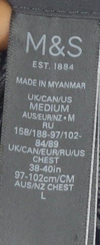 Mens UK Size M Marks and Spencer Grey Basic Jacket