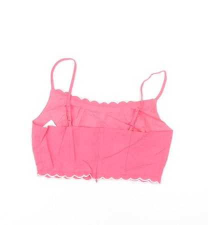 Womens UK Size 4 Nobody's Child Pink Camisole Tank