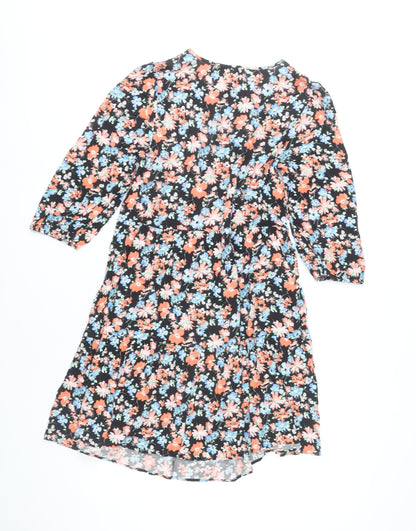 Marks and Spencer Women’s Multicolour Floral Shift Dress Size 10