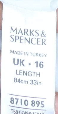 Marks and Spencer Women’s Multicoloured Floral A-Line Midi Skirt Size 16