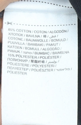 Superdry Men’s Black Pullover Hoodie S Graphic Logo Vintage Style