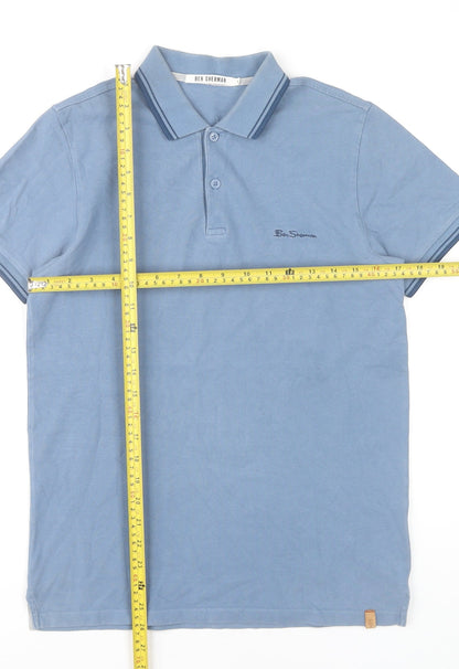 Ben Sherman Men's Blue Polo shirt, Size Small.