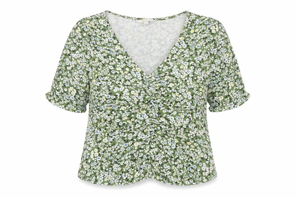 Womens UK Size 18 Boden Green Tunic Blouse