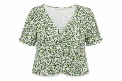 Womens UK Size 18 Boden Green Tunic Blouse