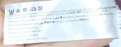 Jack Wills Men’s Red Slim Fit Crew Neck Cotton T-Shirt Size M