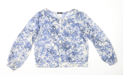 Womens UK Size 12 Marks and Spencer Blue Camisole Blouse