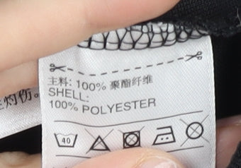 Adidas Mens Black Track Jacket L Regular Fit Full Zip Sportswear