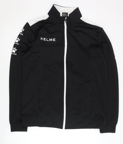 Kelme Men's Black 2XL Track Jacket Football Training Full Zip