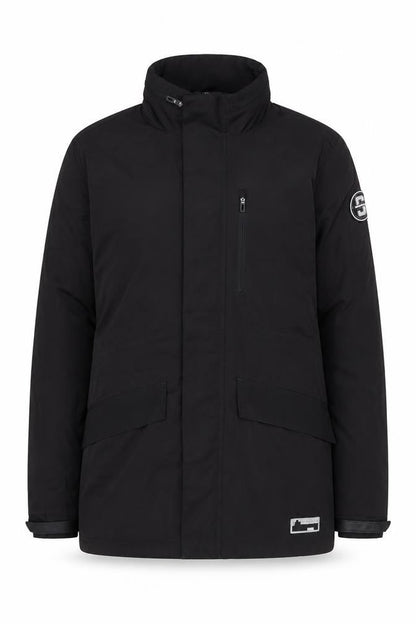 Skechers Women’s Black Parka Jacket Size 8 Regular Fit Winter Coat